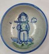 Hadley Pottery Country Scene DONKEY +Plates Bowls