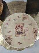 Decor Metal Flower Sculpture Floral Sonoma Plates