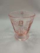 Vintage Pink Depression Glass & Marigold Footed Bowl LOT