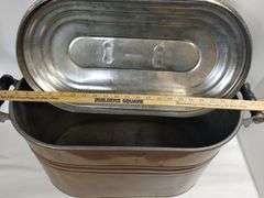 Embossed Cream City Copper Boiler Steel Lid Wood Handles PAT Jan 26 08