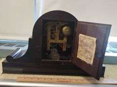 Sessions 8 Day Half Strike Gong Mantel Clock