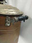 Embossed Cream City Copper Boiler Steel Lid Wood Handles PAT Jan 26 08