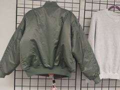 Men's NWT Flight Jacket Team Kiowa Warrior & Wichita Police Department Sweatshirt Sz M