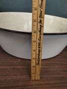 Lot Enamel Utility Wash Basin Chamber Pot Bucket
