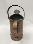 Antique 8" Copper French Watering Can + Cow Bell Cast