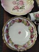 LOT Antique European Serving Bowls Hand Painted Bavaria Germany