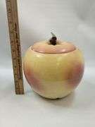 Pickers LOT: 3 Cookie Jars Bears Vintage McCoy Apple Peach