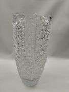 3 Hand Cut Lead Crystal American Brilliant Cut 15" Vase Lidded Humidor Bowl