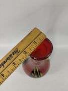 14" Decor Vase Art Glass Hand Blown Pulled Pier 1