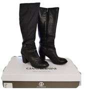 Shoes 7.5 Giani Bernini Boot Equestrian Ellee Black Boxed