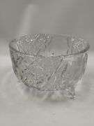 3 Hand Cut Lead Crystal American Brilliant Cut 15" Vase Lidded Humidor Bowl