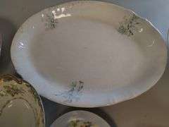 Pickers LOT: Dishes Pressed Glass Antique Vintage Reseller *Some Damaged