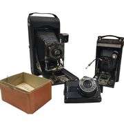 Antique Kodak Cameras Autograph 3A A-120 Good Bellows + Pickwik Candid