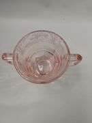 Vintage Pink Depression Glass & Marigold Footed Bowl LOT