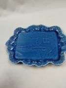 Midcentury Pottery Vase Pitcher Souvenir Tray Reginart Sacred Heart Jesus