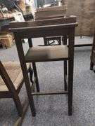 Antique Furniture Lamp Vase Plant Table Stand + Cane Seat Rocker