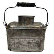 Steel Railroad or Miner Worker Lunch Box Lid Insert