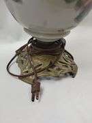 Parlor Lamp Electrified Oil SUCCESS GWTW Base & Shade Matching 23"