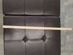 Furniture Ottoman Foot Stool Leather Look Hidden Storage