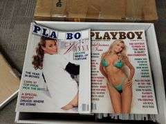 Box of Playboy Magazines 2000s