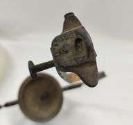 Antique Ceiling Oil Lamp Light Ornate Metal Frame