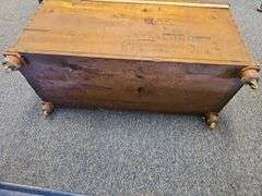 Blanket Chest Marked Jacob Kendallville Ind via Chicago