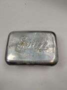 WWI Gillette Kahki Military Barber Shaving Kit Genco Razor Rawleighs Jar Brush Bantron Tablets