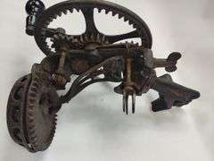 LOT Primitive Kitchen Corn Bread Reading Cast Iron Peeler+Candle Molds
