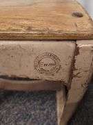 Pickers LOT: Vintage School Chairs Step Ladder Cane Seat Basin