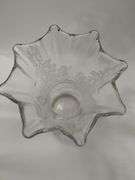 2 Viking Etched Radiance Flower Basket Vases 1938 New Martinsville