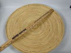 Decor Lot Autumn Colors Bamboo Plate Tissue Cover Placemats