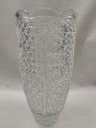 3 Hand Cut Lead Crystal American Brilliant Cut 15" Vase Lidded Humidor Bowl