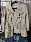 Ladies Denim Jacket Vest LOT Levi Charter Club S/M