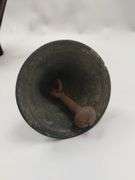 Antique 8" Copper French Watering Can + Cow Bell Cast
