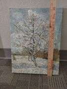 Decor Wall Art 54in Canvas Trees Metallic Gold Green+2 Smaller