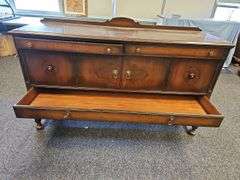 Dining Sideboard Credenza Linen 3 Drawers DIY TV Base Bar Cabinet
