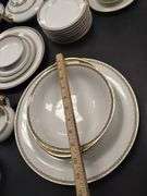 Limoges France China Dishes Set God Greek Key Trim