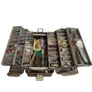 Vintage Fishing Lures Tackle Box Full
