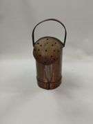 Antique 8" Copper French Watering Can + Cow Bell Cast