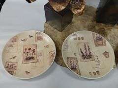Decor Metal Flower Sculpture Floral Sonoma Plates