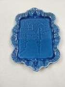 Midcentury Pottery Vase Pitcher Souvenir Tray Reginart Sacred Heart Jesus