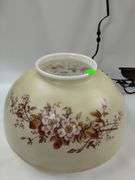 Antique Ceiling Oil Lamp Light Ornate Metal Frame
