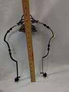 Antique Ceiling Oil Lamp Light Ornate Metal Frame