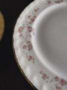 Huge Dish Set LOT Pope Gosser Florence Pink Floral Plates Bowls Serving Cups Saucers