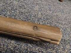 Antique 1830-60s Tin Horn Noise Maker Parade Protest + Primitive Hatchet
