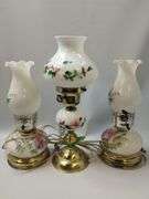 Pickers LOT: Vintage Antique Lamps Lighting Shades Decor