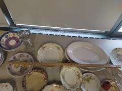 Pickers LOT: Dishes Pressed Glass Antique Vintage Reseller *Some Damaged