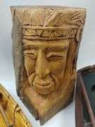 Pickers LOT: Wooden Boats Decor Carved Native Bird Oil Lamps Smalls