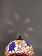 Lamp Mosaic Accent Night Light Boho Style Ornate