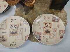 Decor Metal Flower Sculpture Floral Sonoma Plates